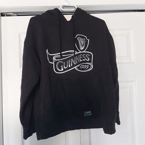 Vintage Unisex Guinness Hoodie with Flaws